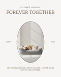 Orthopedic Memory Foam Pet Bed with a dog resting on it