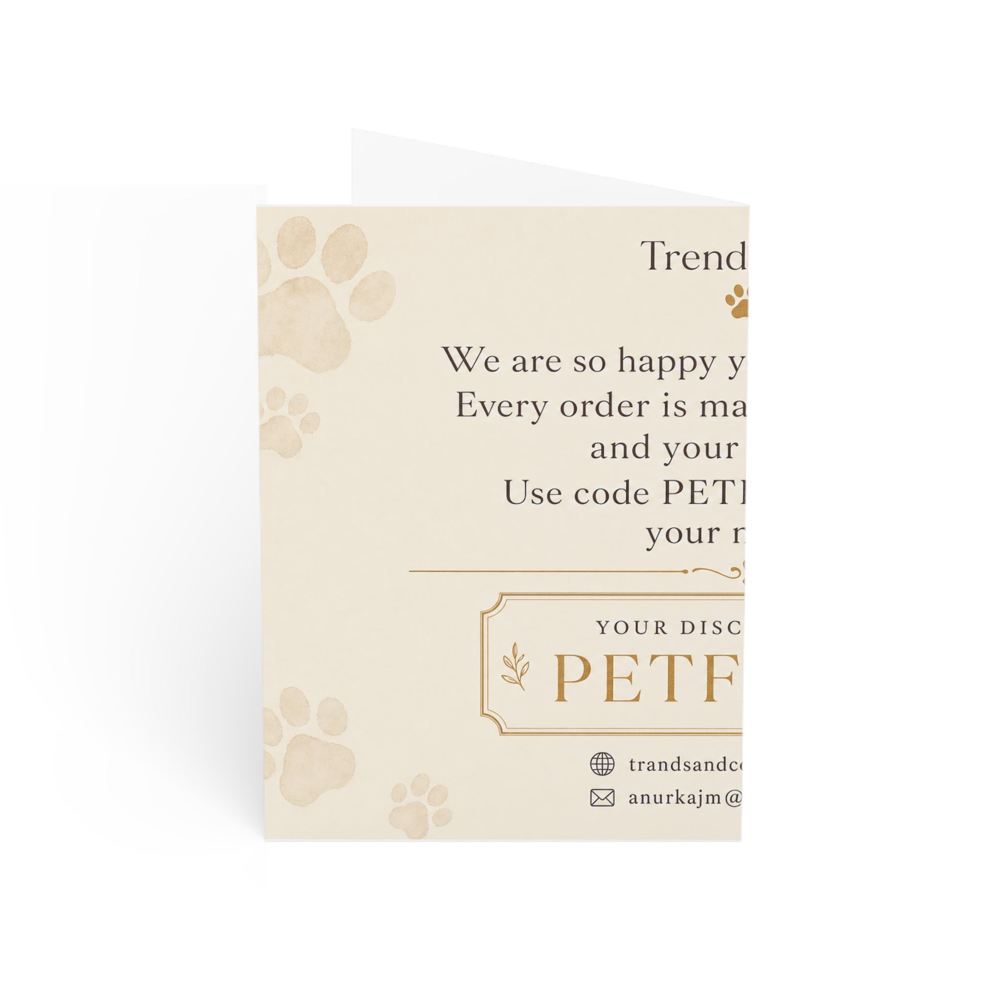 Greeting Cards (1, 10, 30, and 50pcs)