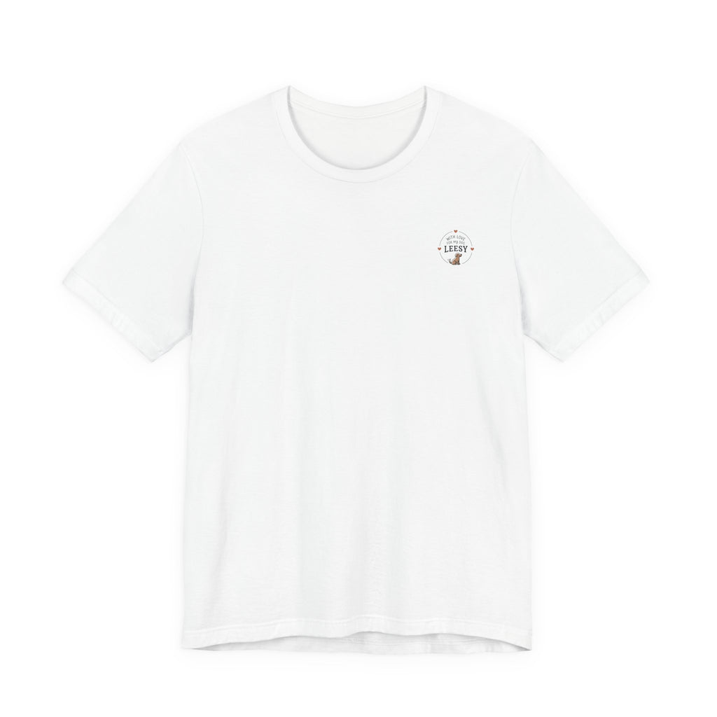 Dog Lover T‑Shirt — "With Love for My Dog [Name]" Personalized Tee