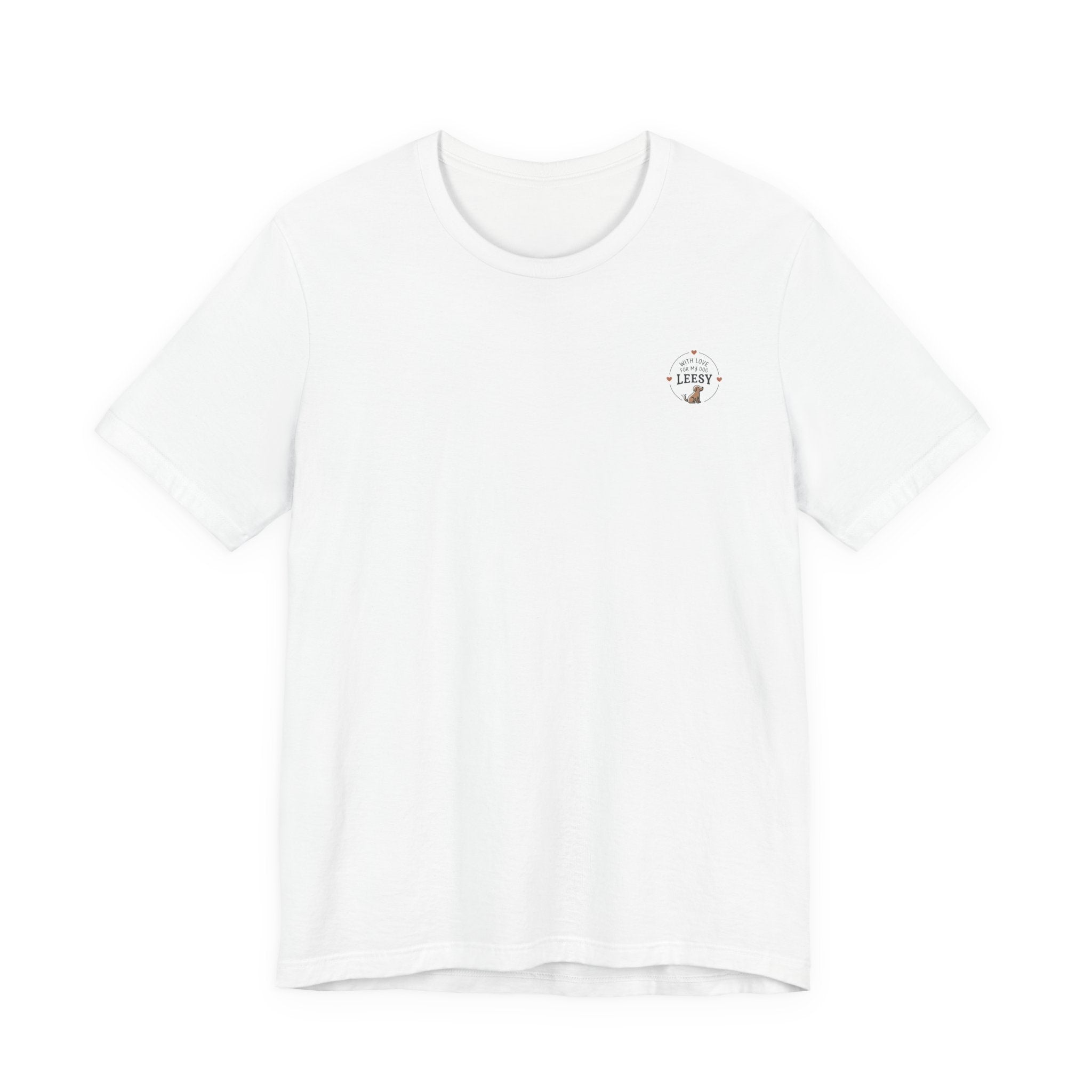 Dog Lover T‑Shirt — "With Love for My Dog [Name]" Personalized Tee