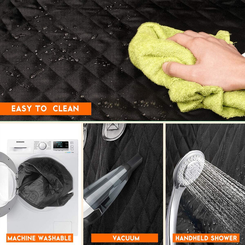 Waterproof Dog Car Seat Cover, full product laid flat