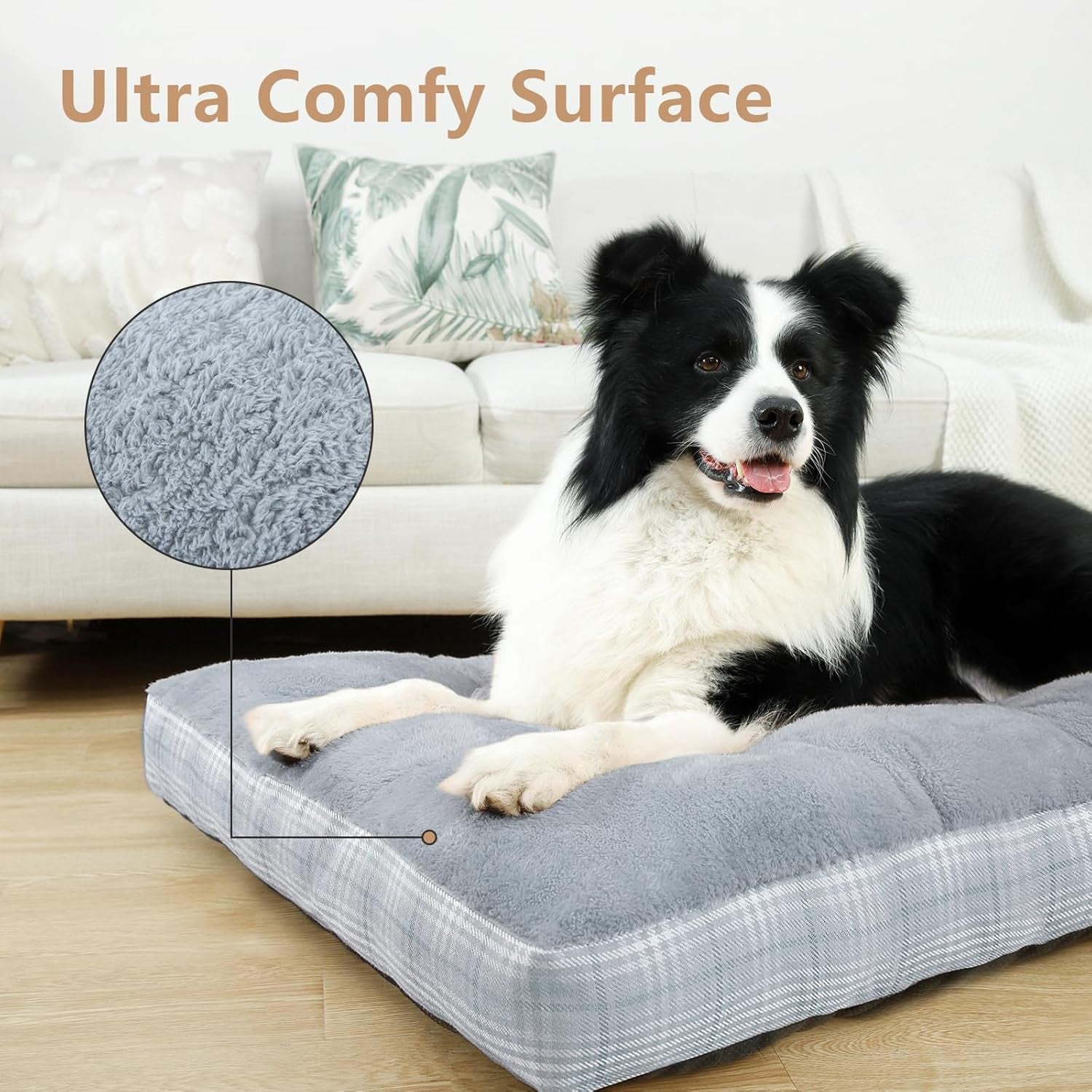 Washable Orthopedic Foam Dog Bed, machine washable demonstration