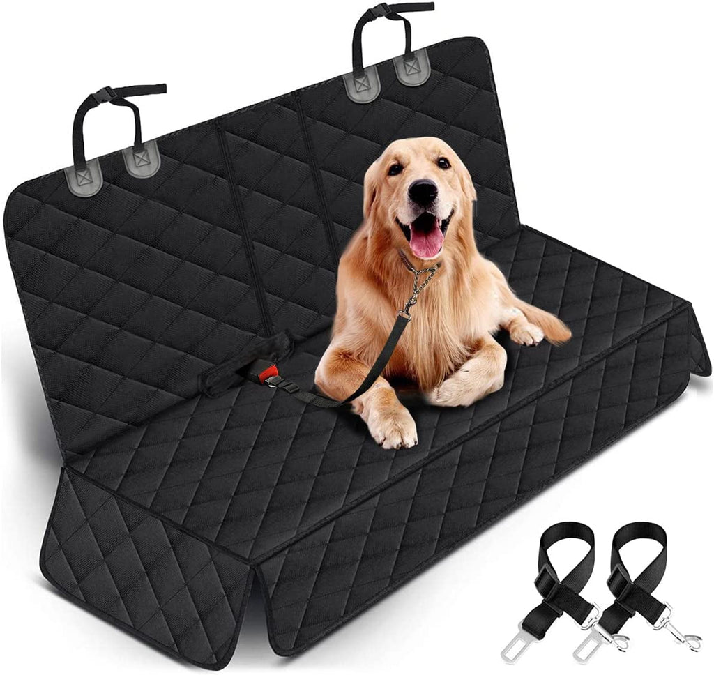 Waterproof Dog Car Seat Cover — Anti-Slip Rear Seat Protector, front view