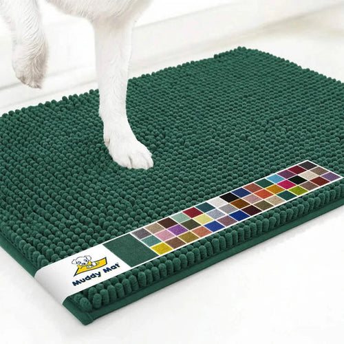 Anti-Mud Doormat for Pets Muddy Paw Trap Entry Mat for Dogs