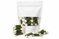 Dental Health Chews for Dogs and Cats — natural green and white twisted bone-shaped treats