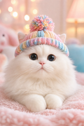 Cute knitted beanie hat for cats and dogs TikTok viral