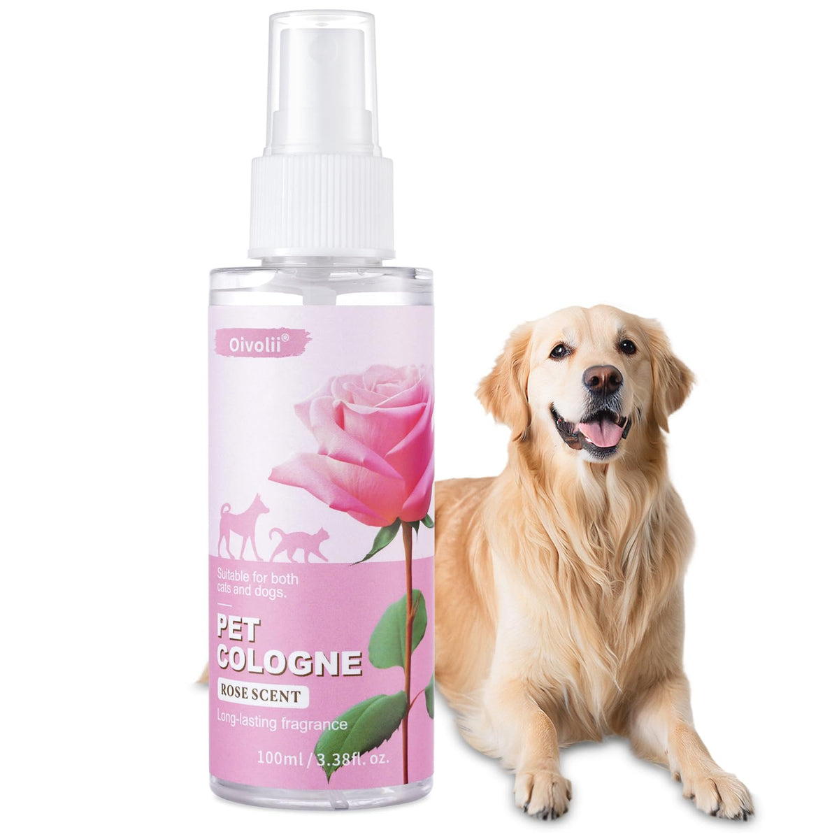Pet Cologne and Deodorizing Spray Long-Lasting Fresh Scent